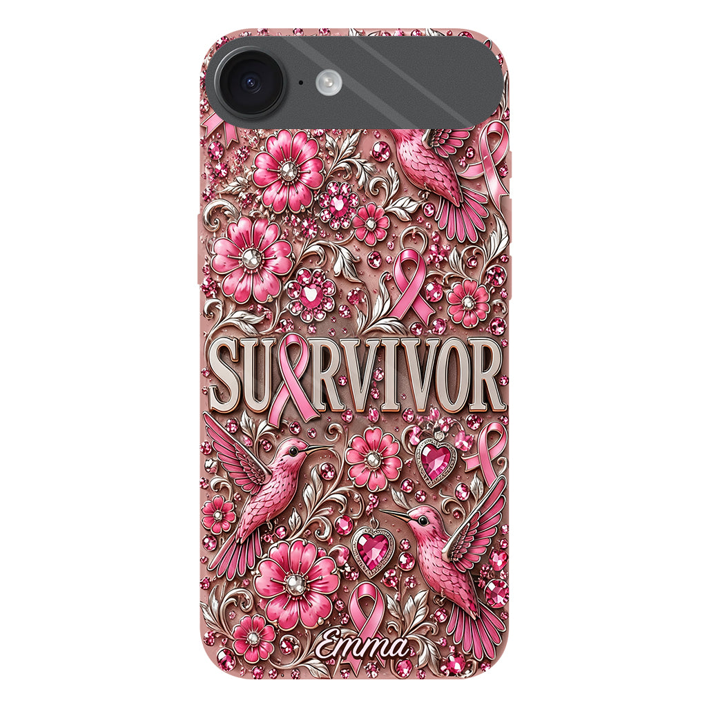 Breast Cancer Awareness - Personalized Breast Cancer Awareness Full Print Phone Case