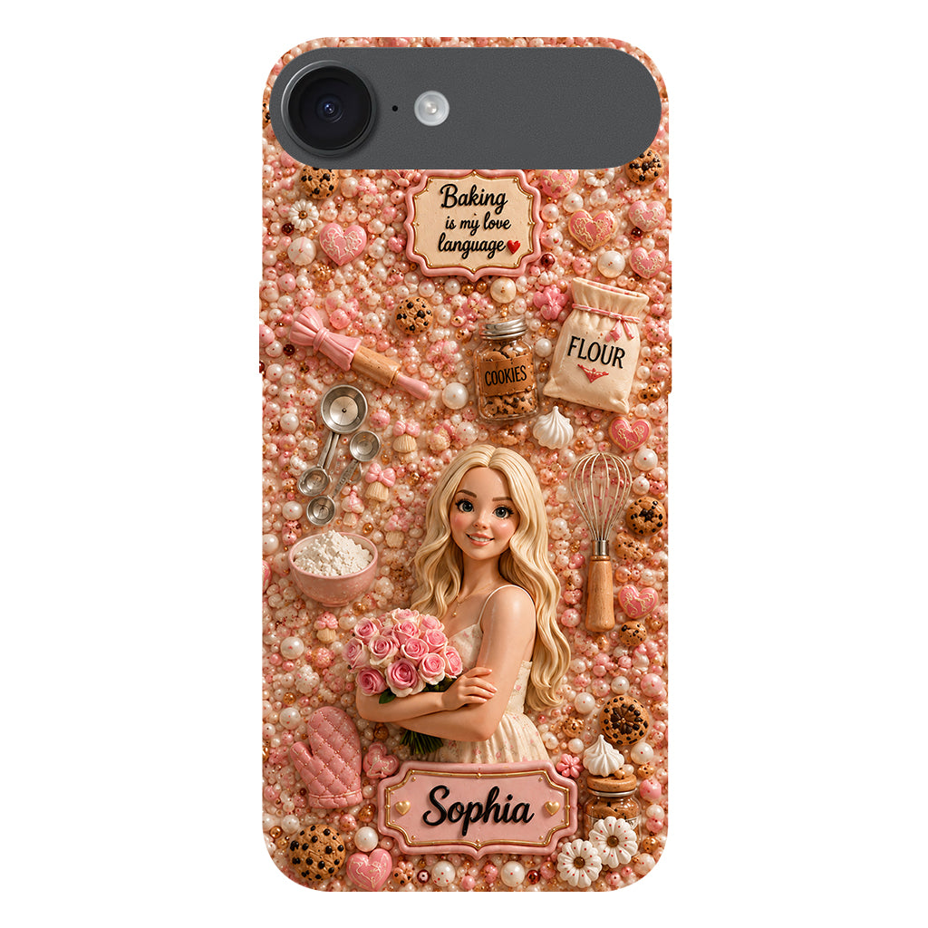 Baking Is My Love Language - Personalized Baking Full Print Phone Case