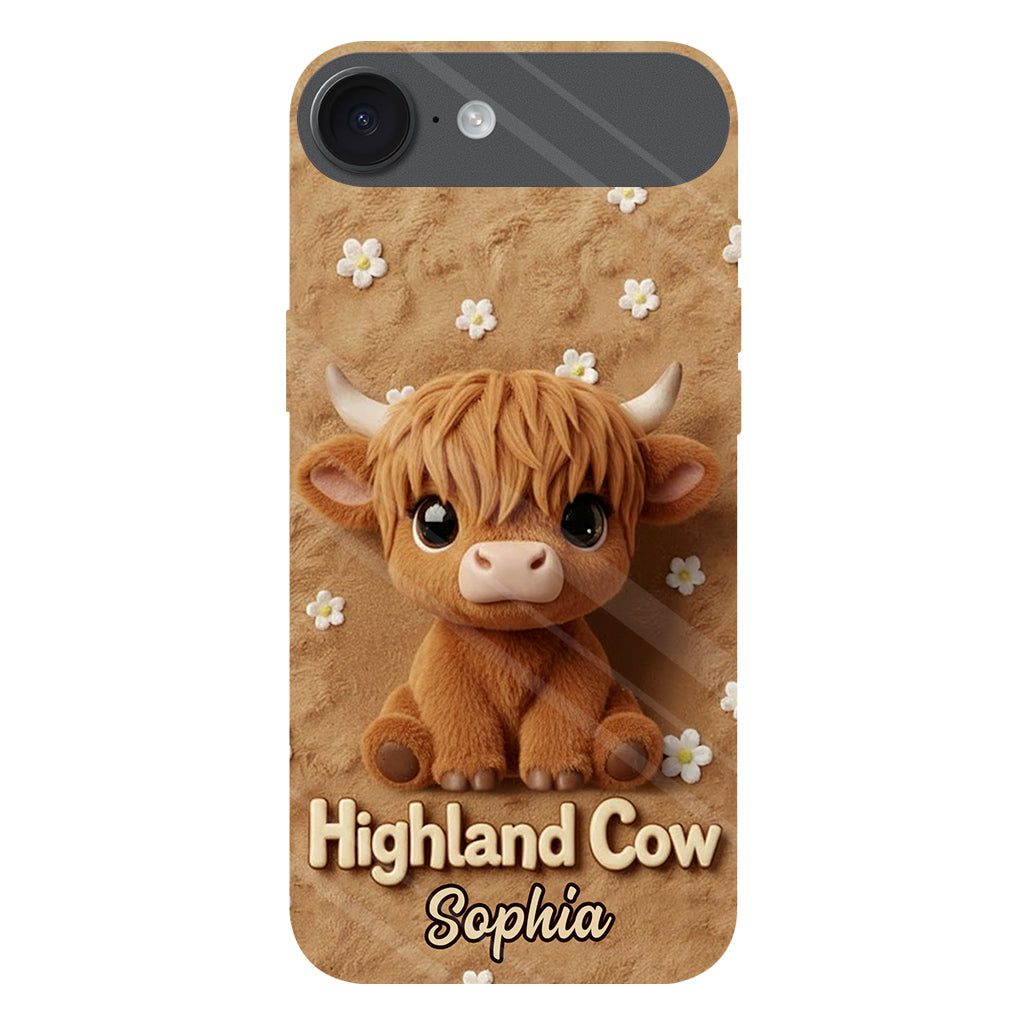 Just A Girl Who Loves Highland Cows - Personalized Highland Cow Full Print Phone Case