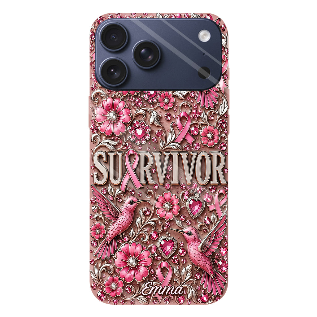 Breast Cancer Awareness - Personalized Breast Cancer Awareness Full Print Phone Case