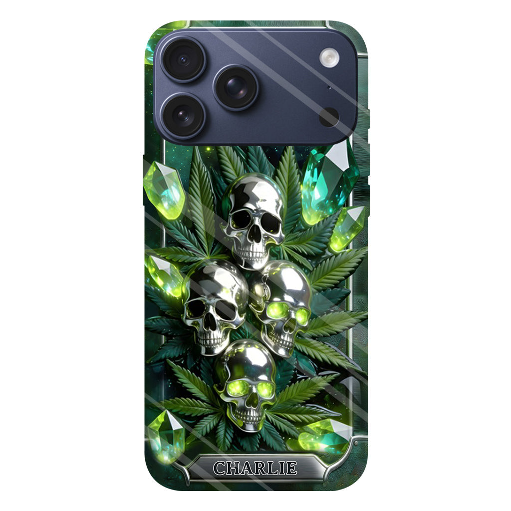 Smokers - Personalized Weed Full Print Phone Case & Phone Grip