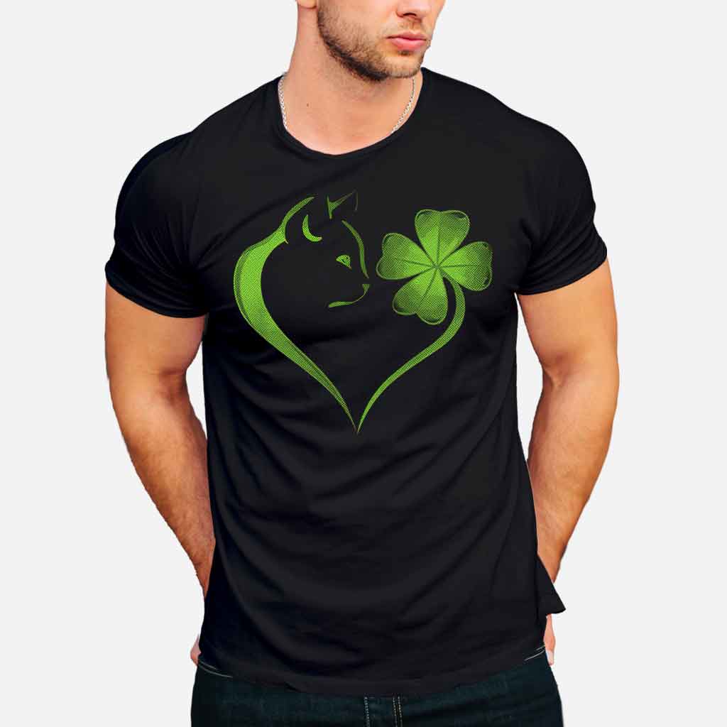 Cat Heart Irish - T-Shirt und Hoodie 0119