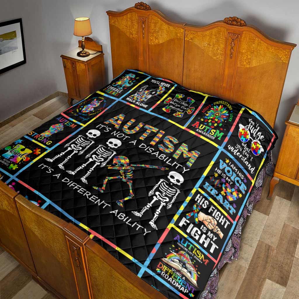 Autismus ist keine Behinderung – Autismus-Aufklärungsdecke