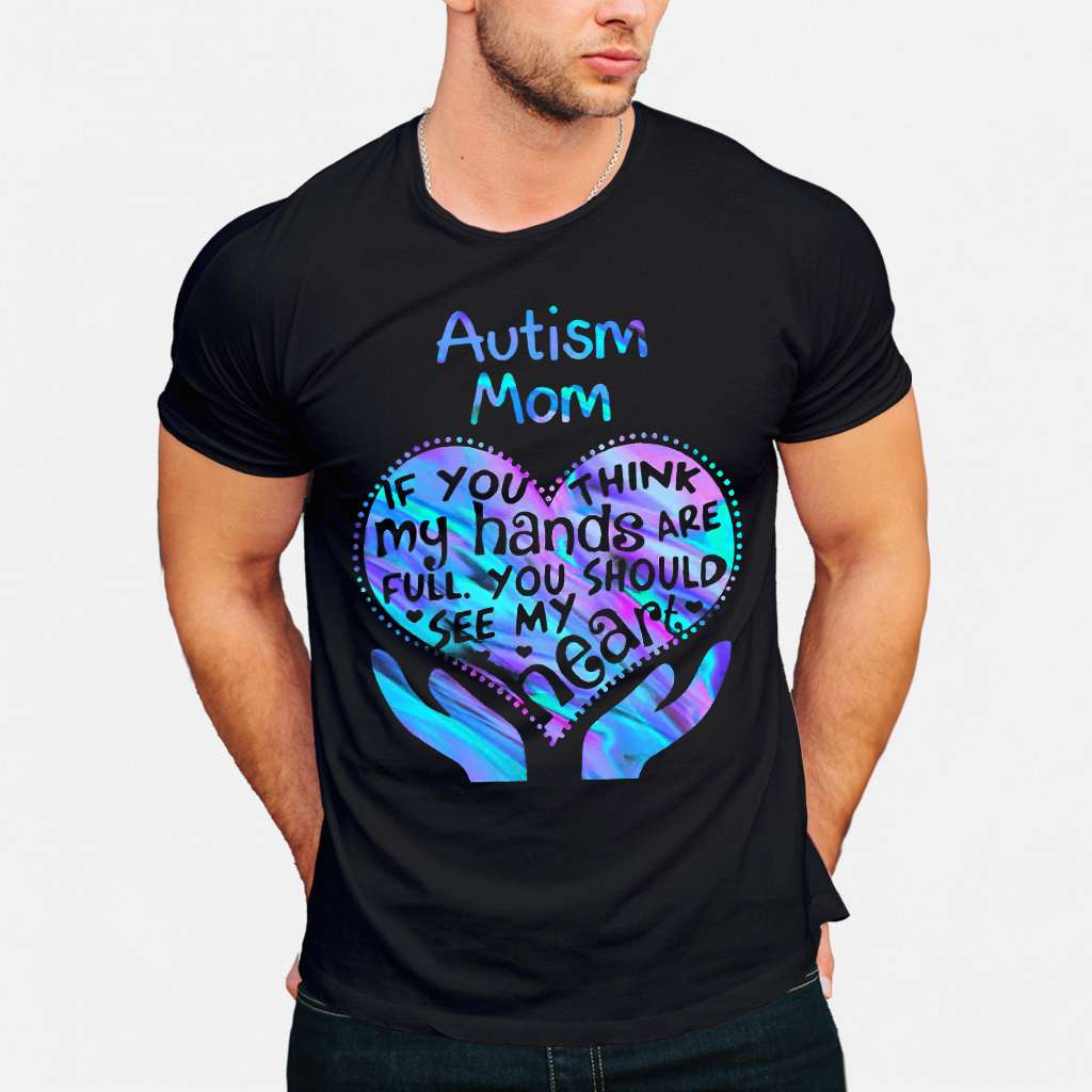 Autism Mom You Should See My Heart - T-Shirt und Hoodie zur Sensibilisierung für Autismus 0520