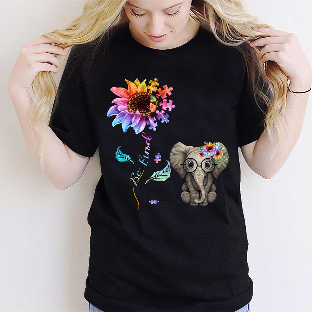 Elefant sei nett – T-Shirt und Hoodie zur Sensibilisierung für Autismus 0520