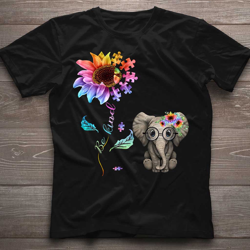 Elefant sei nett – T-Shirt und Hoodie zur Sensibilisierung für Autismus 0520
