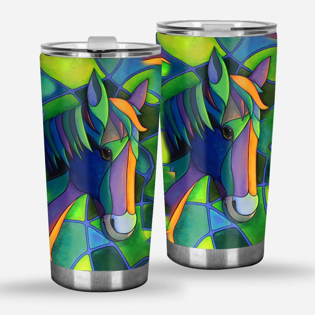Buntes Pferd Pferde-Tumbler 0622