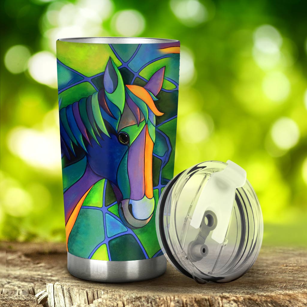 Buntes Pferd Pferde-Tumbler 0622