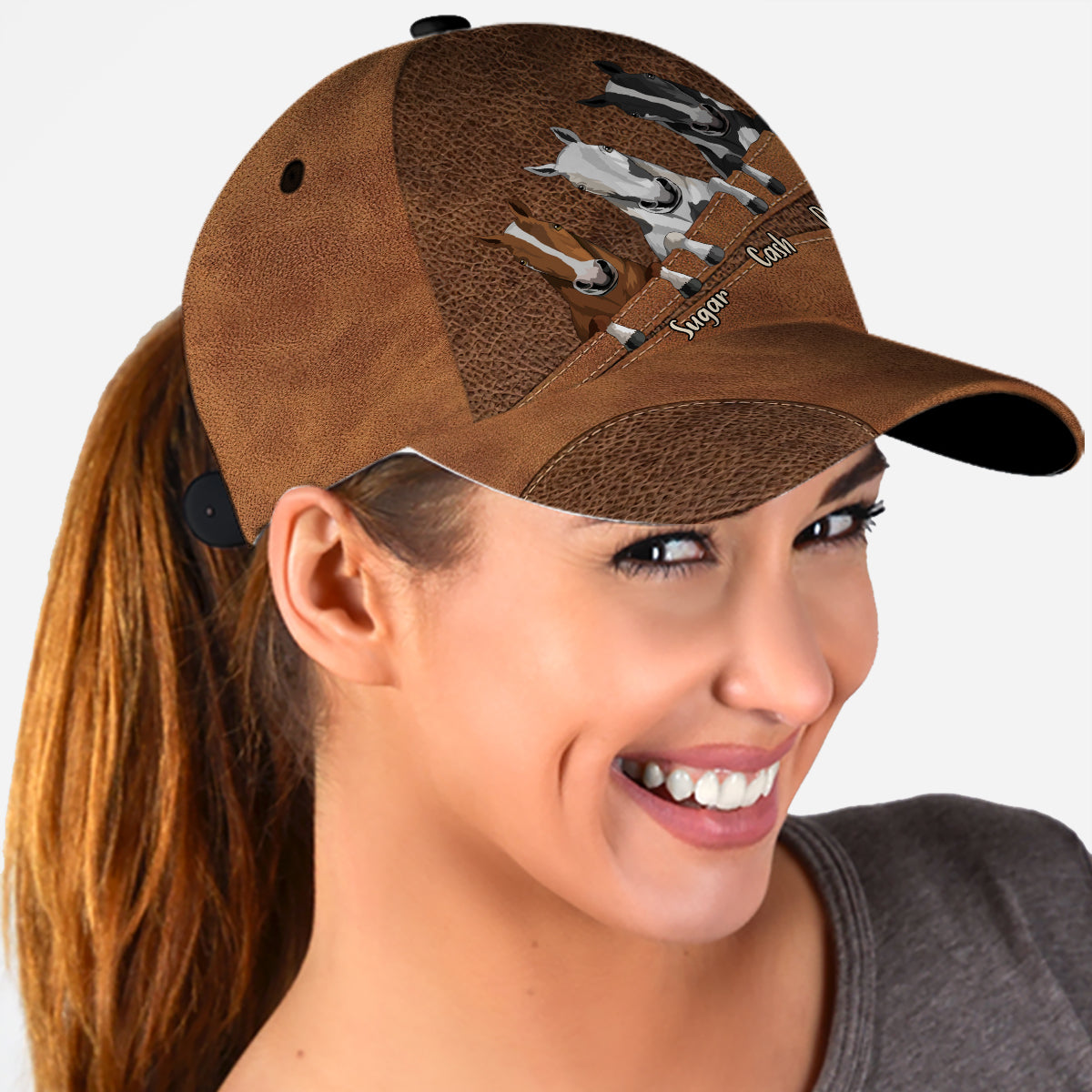 Liebe Pferde – Personalisierte klassische Pferdemütze