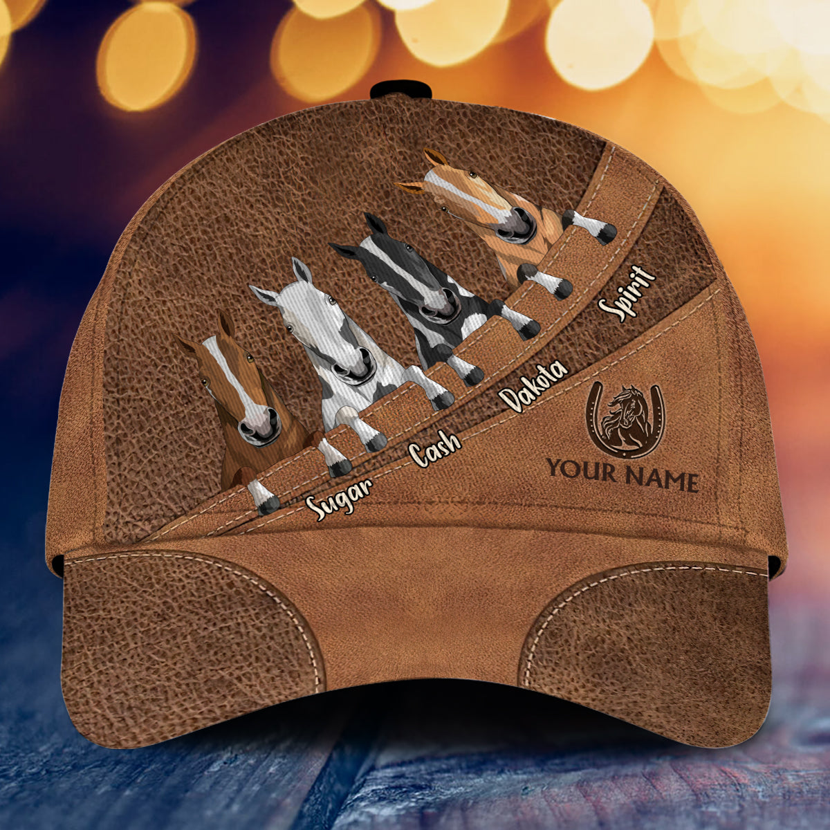 Liebe Pferde – Personalisierte klassische Pferdemütze