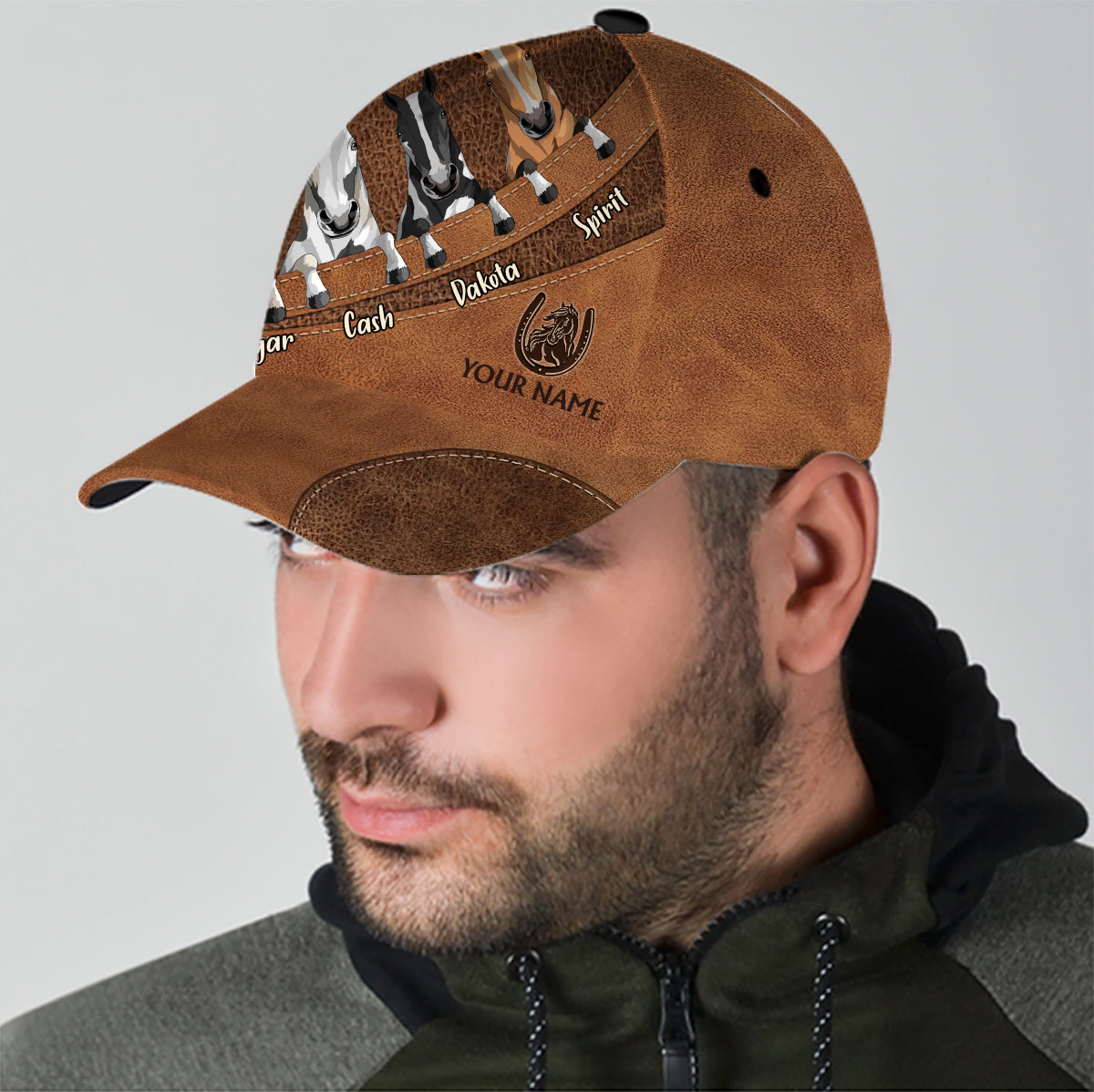 Liebe Pferde – Personalisierte klassische Pferdemütze