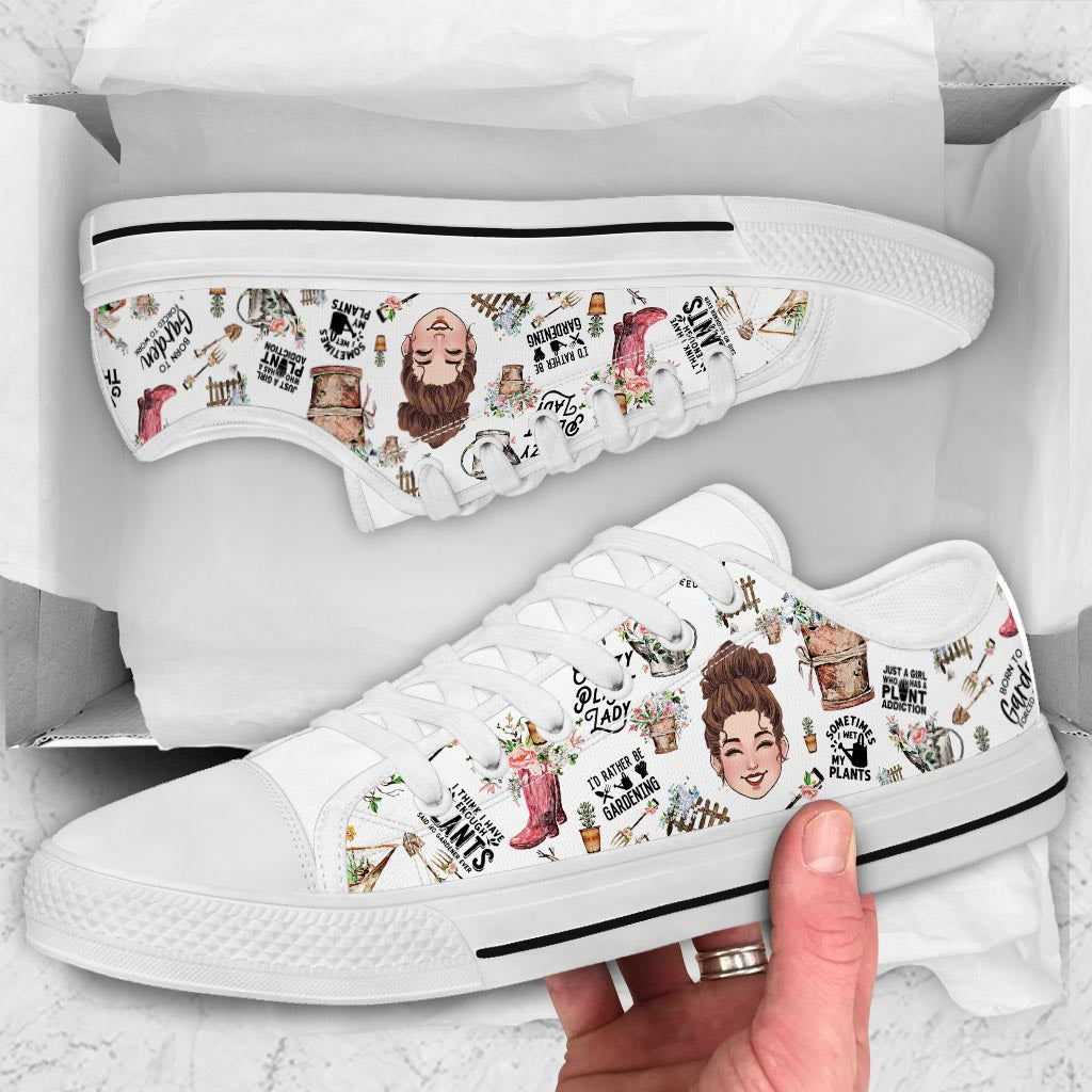 Ich gärtnere seit meiner Geburt – personalisierte Gartenschuhe