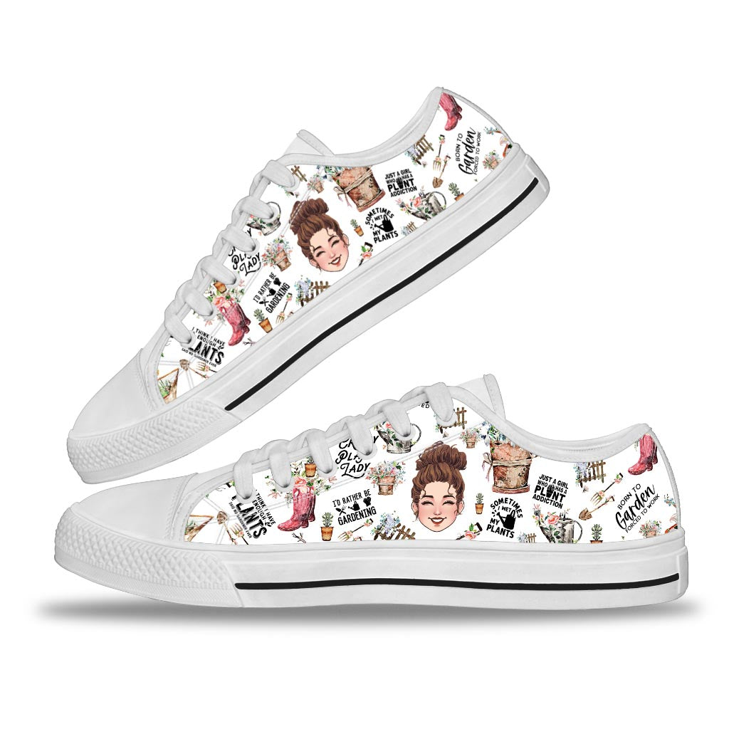 Ich gärtnere seit meiner Geburt – personalisierte Gartenschuhe