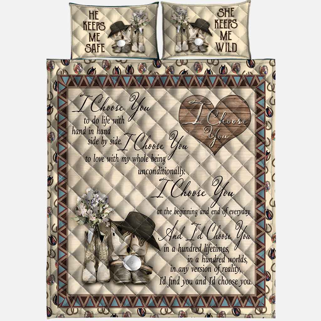 Ich wähle dich – Bettwäsche-Set für Paare
