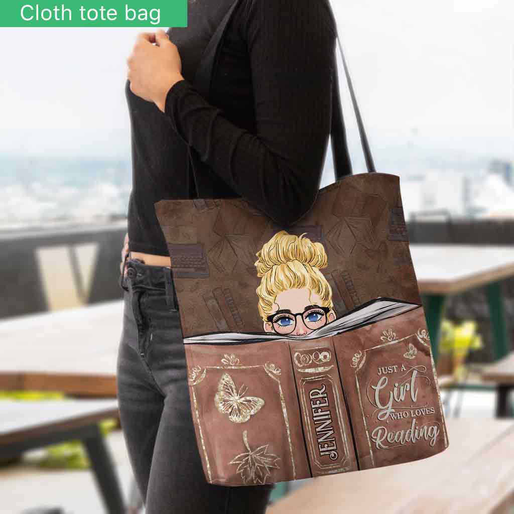 Einfach eine Leseratte – personalisierte Büchertasche