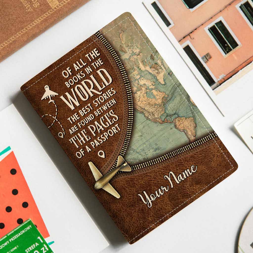 Aus allen Büchern der Welt – personalisierter Reisepasshalter