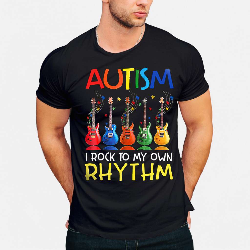 Autismus – Ich rocke nach meinem eigenen Rhythmus – T-Shirt und Hoodie zur Sensibilisierung für Autismus 0921