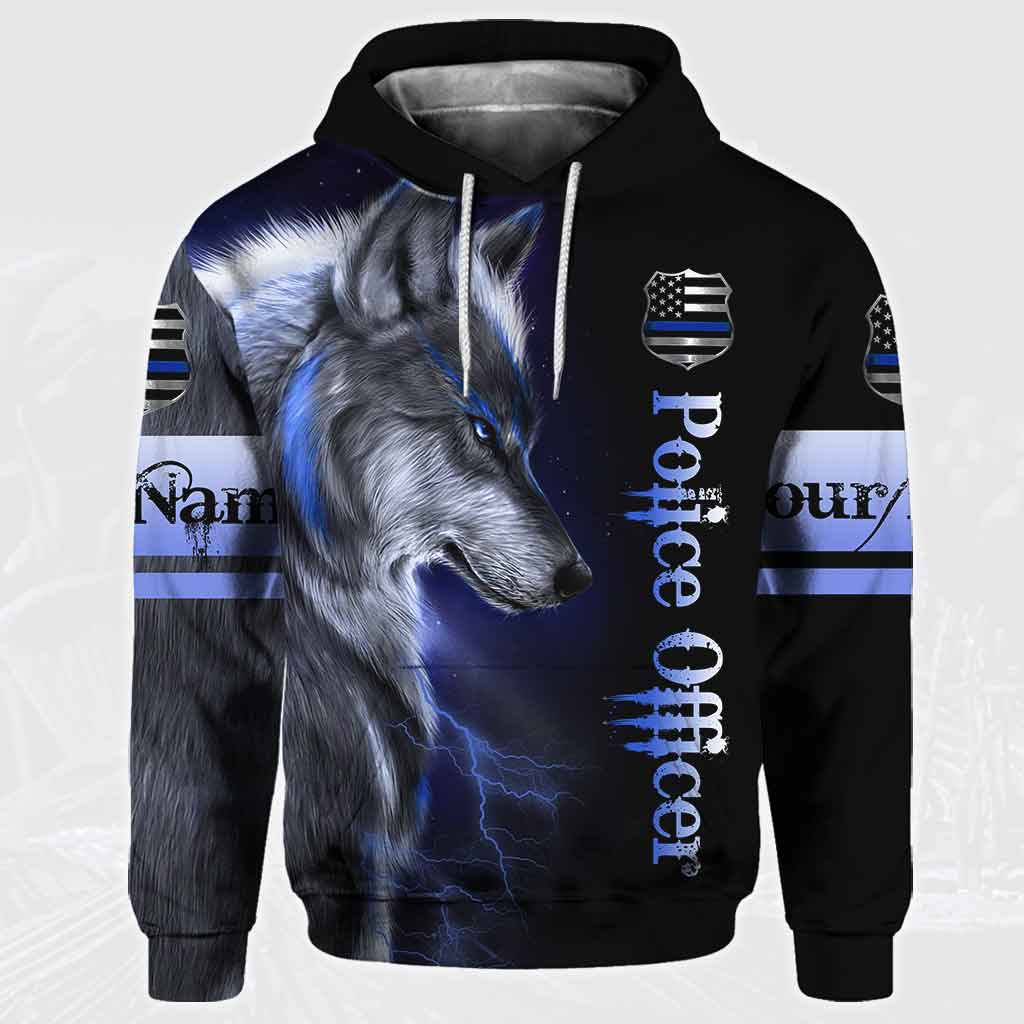 Dein erster Fehler war, mich für ein Schaf zu halten – Personalisiertes T-Shirt und Hoodie mit Polizeimotiv