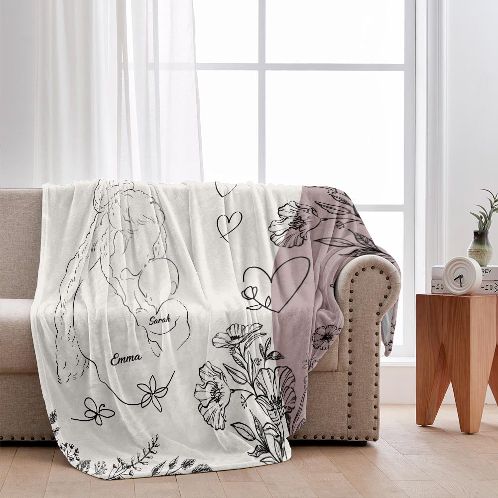 Zehn kleine Finger und zehn kleine Zehen – Personalisierte Muttertagsdecke