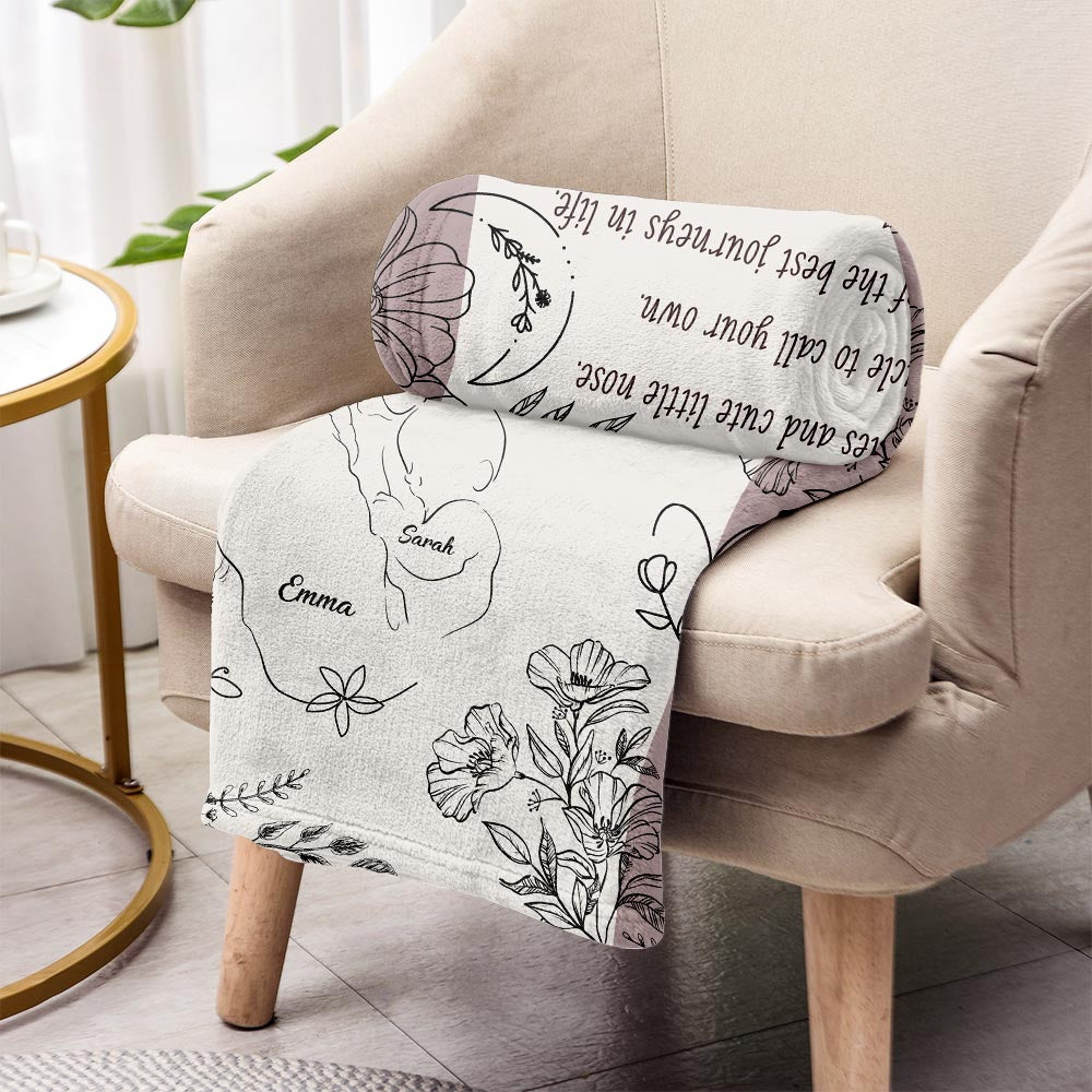 Zehn kleine Finger und zehn kleine Zehen – Personalisierte Muttertagsdecke