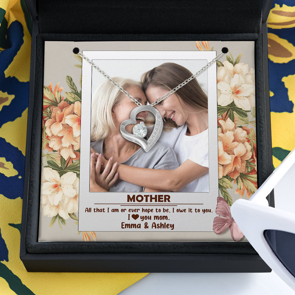 I Owe It To You - Personalized Mother's Day Mother Necklace