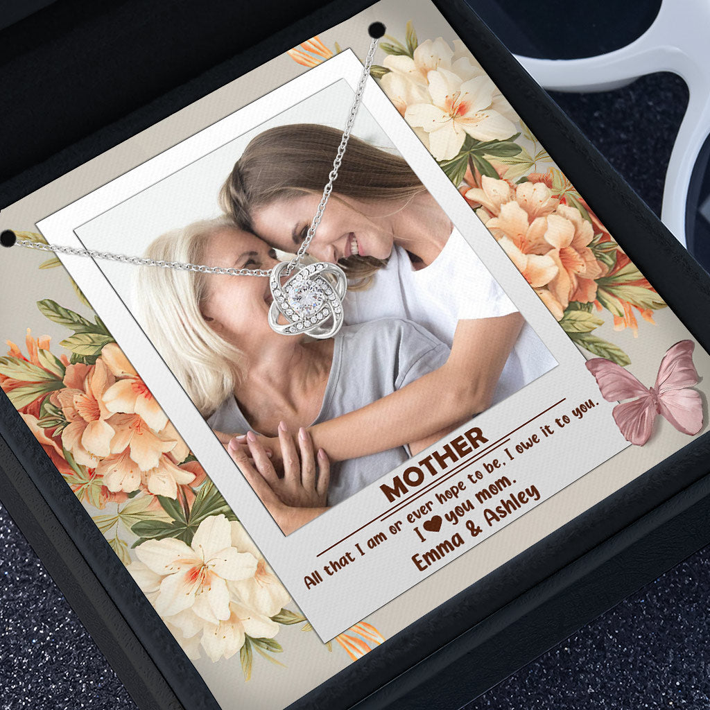I Owe It To You - Personalized Mother's Day Mother Necklace