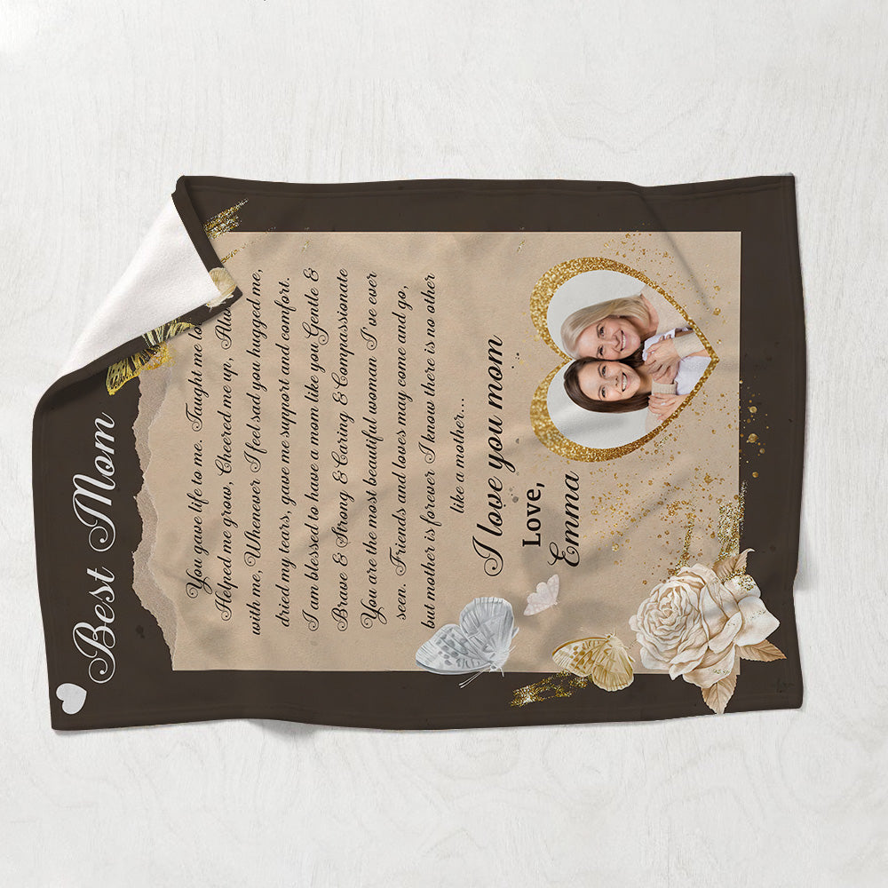 Beste Mama – Personalisierte Muttertagsdecke