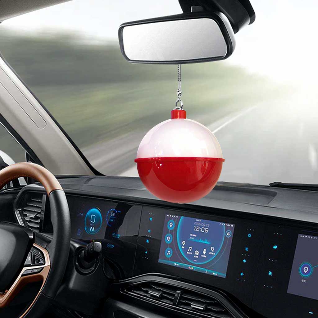 Fishing Bobber Car Ornament (Printed On Both Sides)