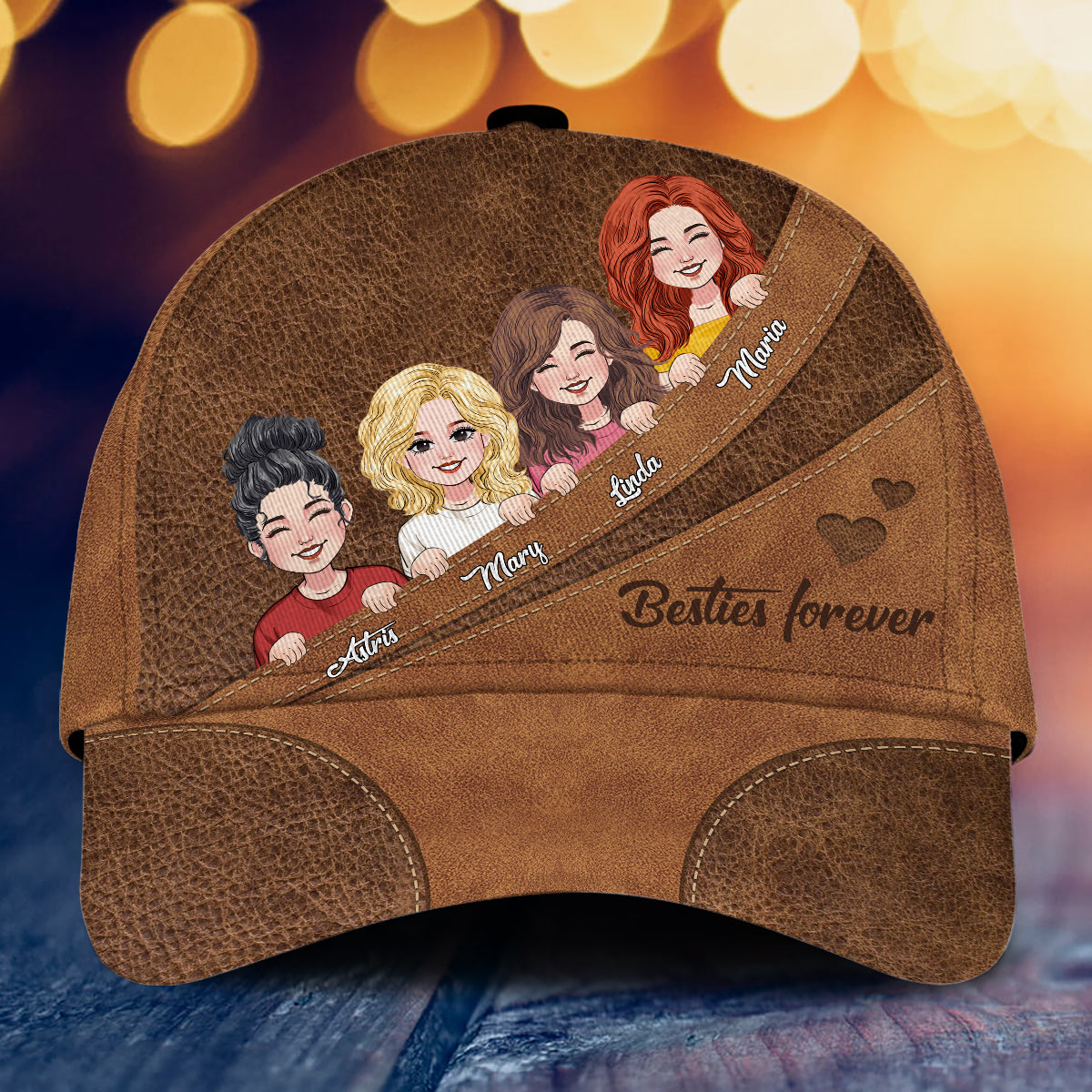 Besties Forever - Personalized Bestie Classic Cap
