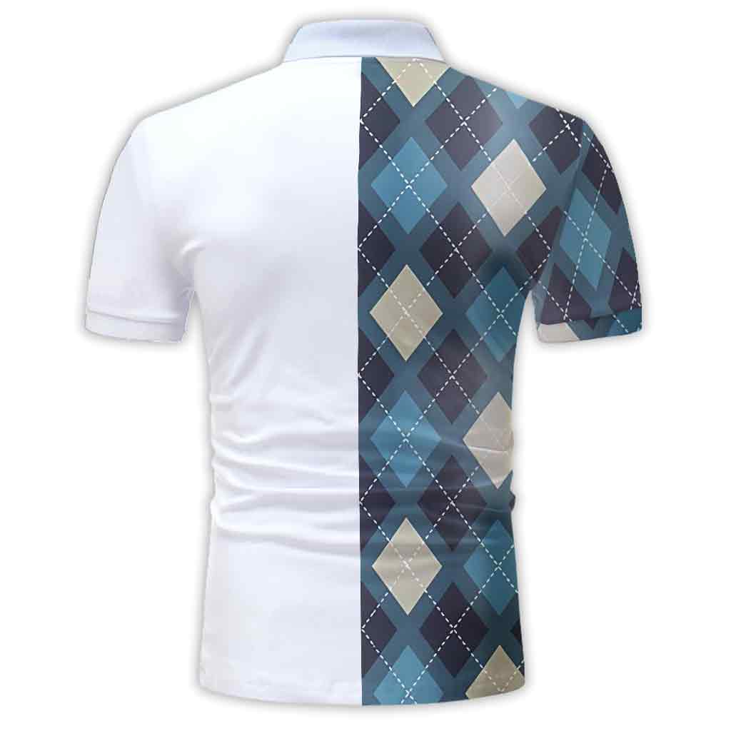 Opas Glückspolo – Golfgeschenk für Papa, ihn, Freund, Ehemann, Opa, Onkel – Personalisiertes Poloshirt