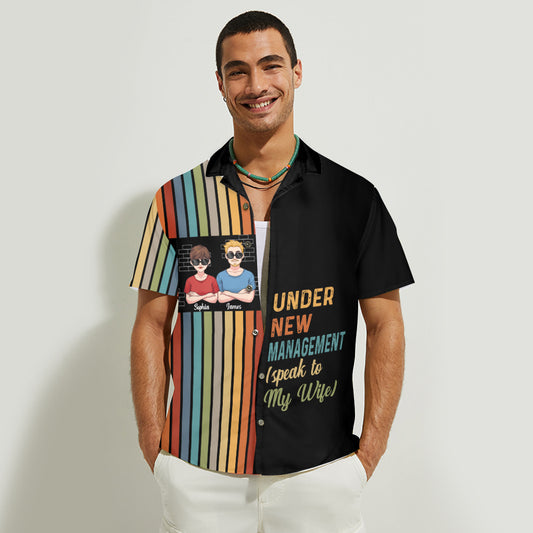 Unter neuer Leitung – Personalisierte Hawaiihemden für Paare