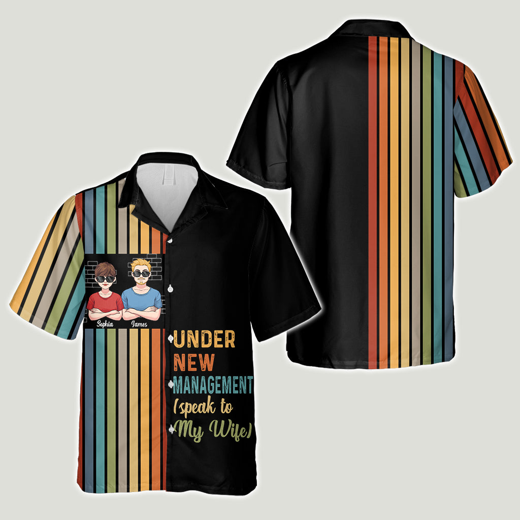 Unter neuer Leitung – Personalisierte Hawaiihemden für Paare