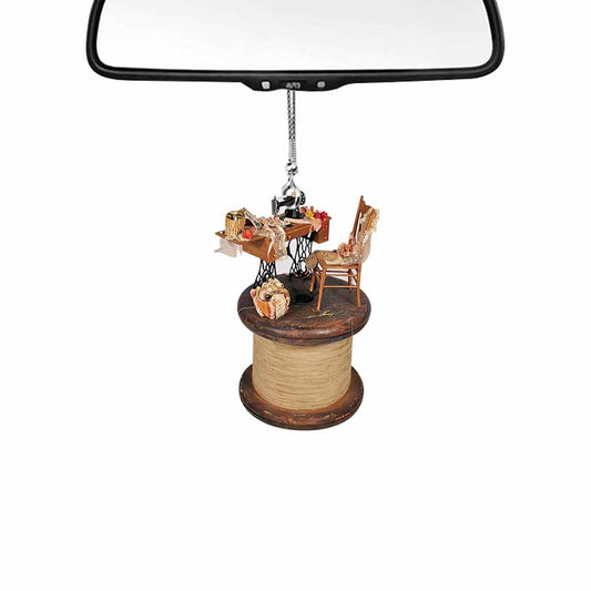 Zweiseitiger Autoanhänger „Love Sewing“