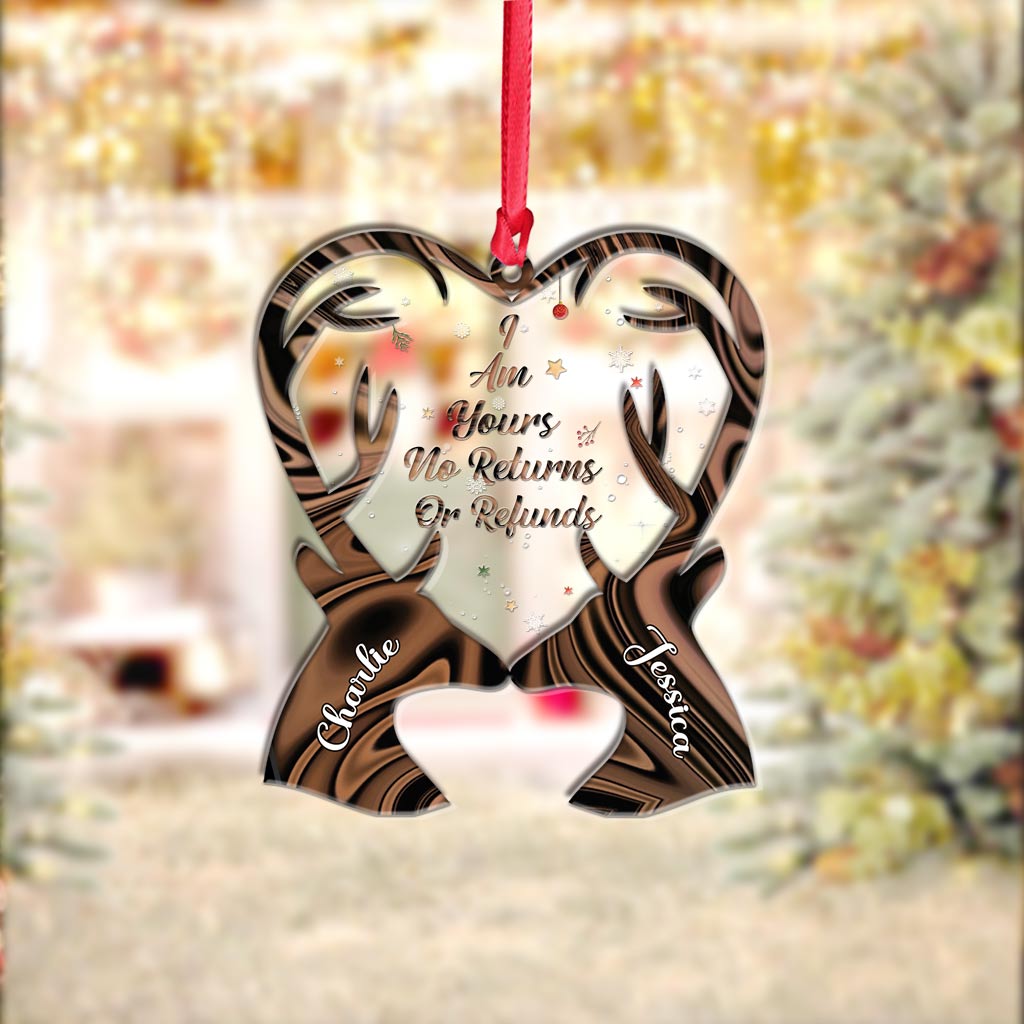 Ich gehöre dir – Personalisierter Weihnachtsschmuck „Jagd-Schichten“