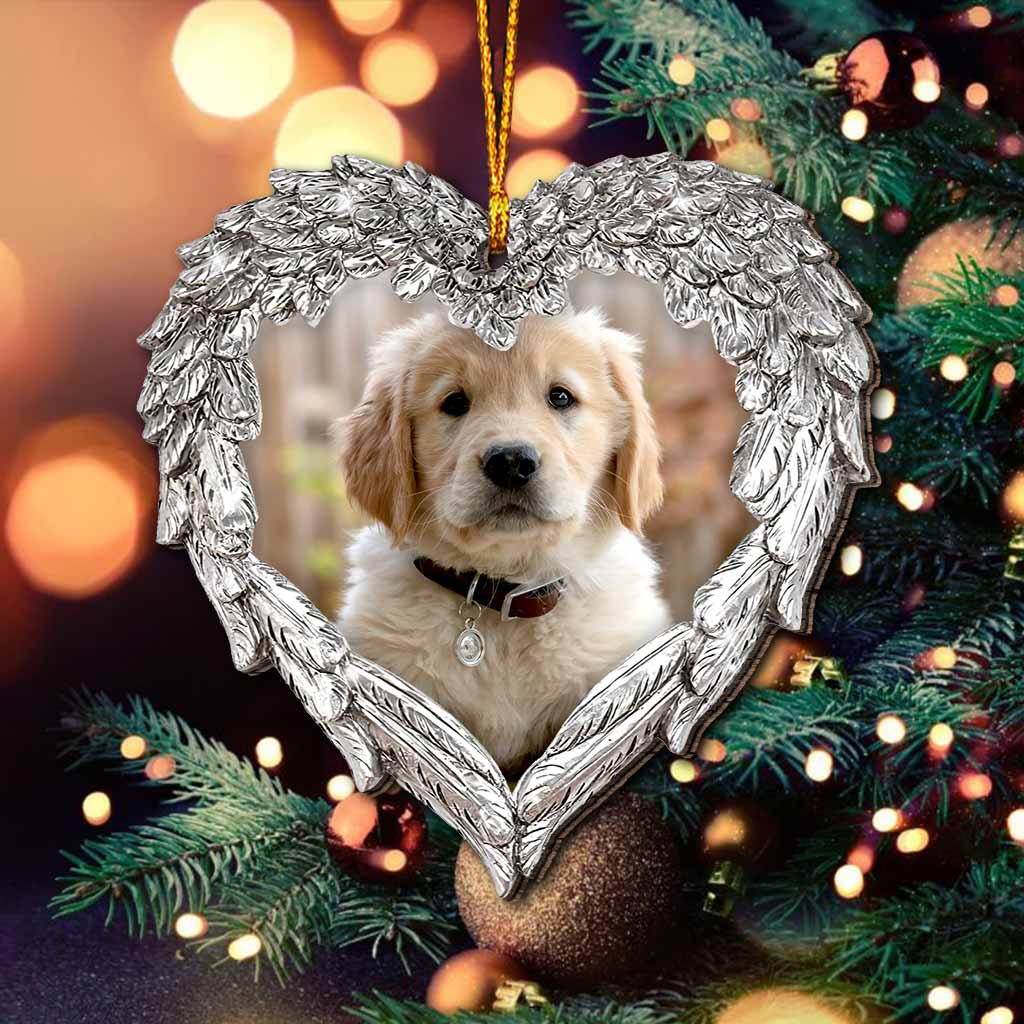 Thought Of You - Personalized Christmas Dog Ornament (Printed On Both Sides)