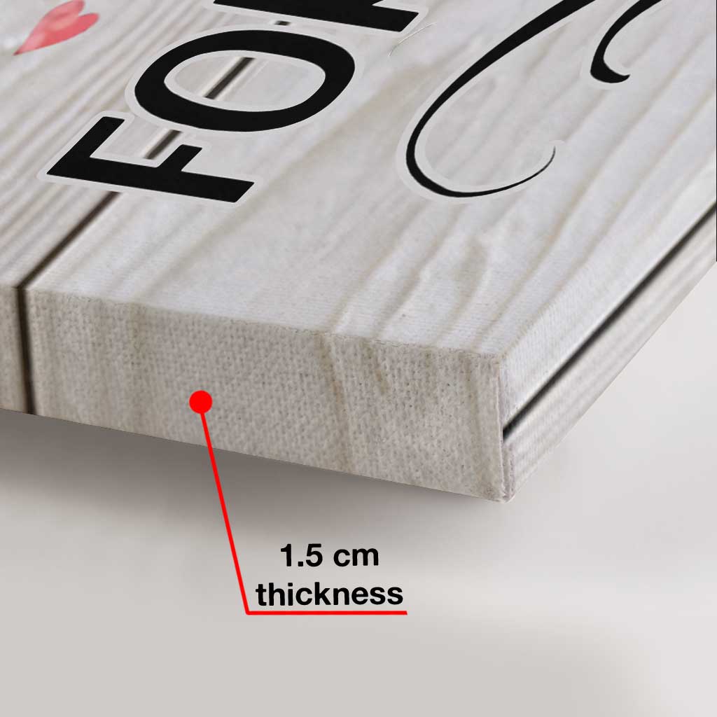 „Save The Last Dance For Me“ – Personalisierte Leinwand und Poster für Paare