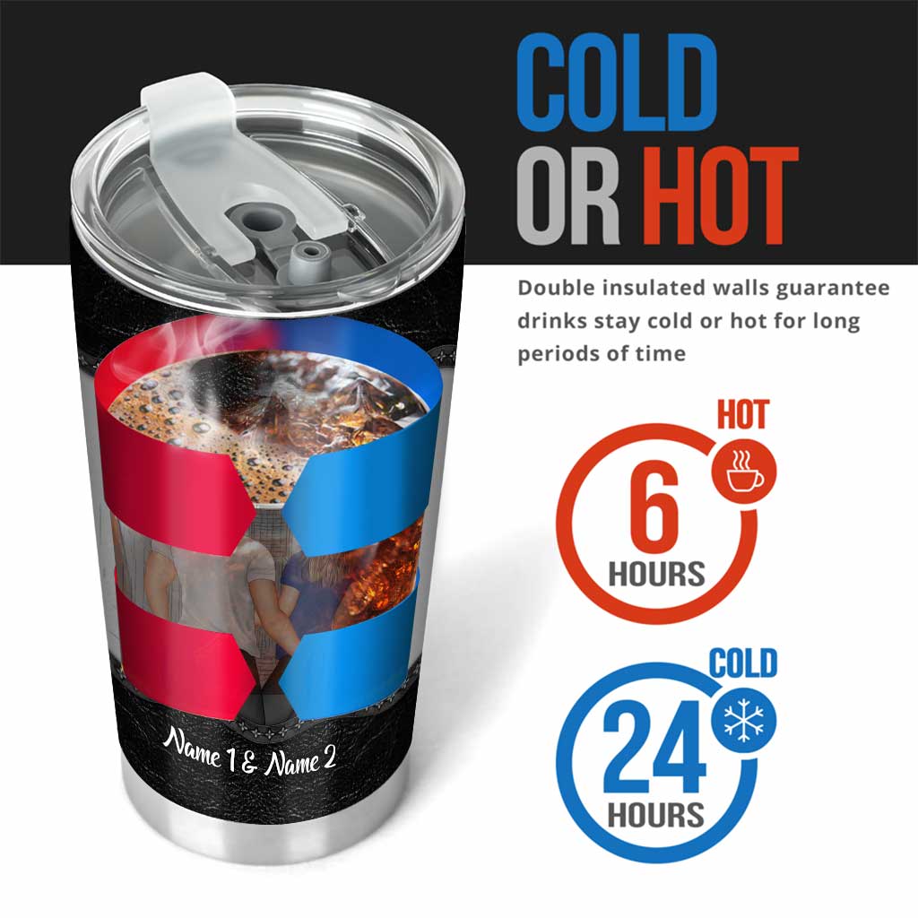 Ich liebe dich für deine Persönlichkeit – personalisierter Partner-Trinkbecher