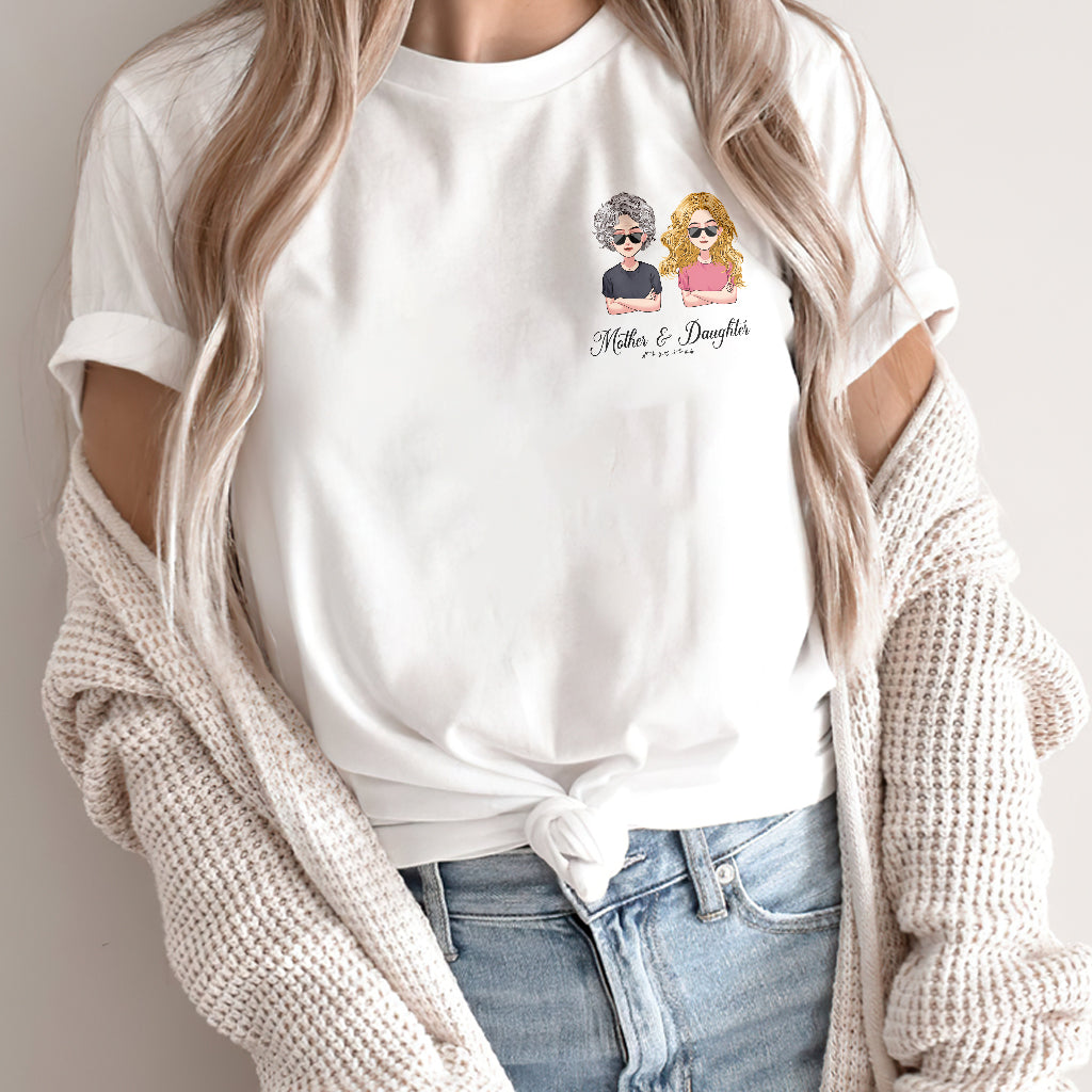 Wie die Mutter, so die Tochter – Personalisiertes Mutter-T-Shirt und Hoodie