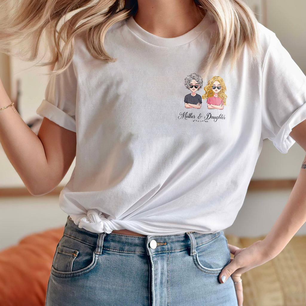 Wie die Mutter, so die Tochter – Personalisiertes Mutter-T-Shirt und Hoodie