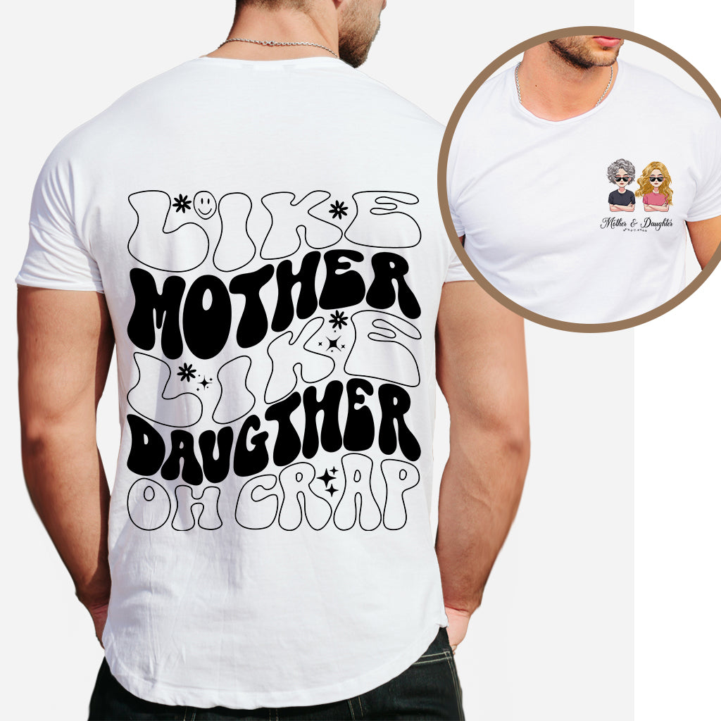 Wie die Mutter, so die Tochter – Personalisiertes Mutter-T-Shirt und Hoodie