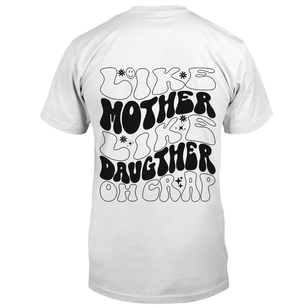 Wie die Mutter, so die Tochter – Personalisiertes Mutter-T-Shirt und Hoodie