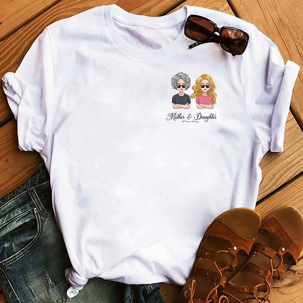 Wie die Mutter, so die Tochter – Personalisiertes Mutter-T-Shirt und Hoodie