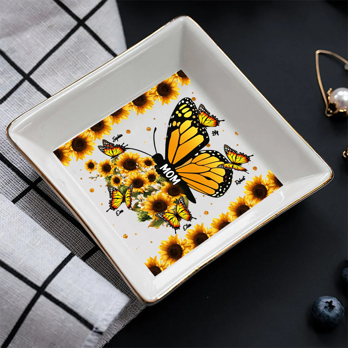 Wir lieben dich – Personalisierte Schmuckschale zum Muttertag