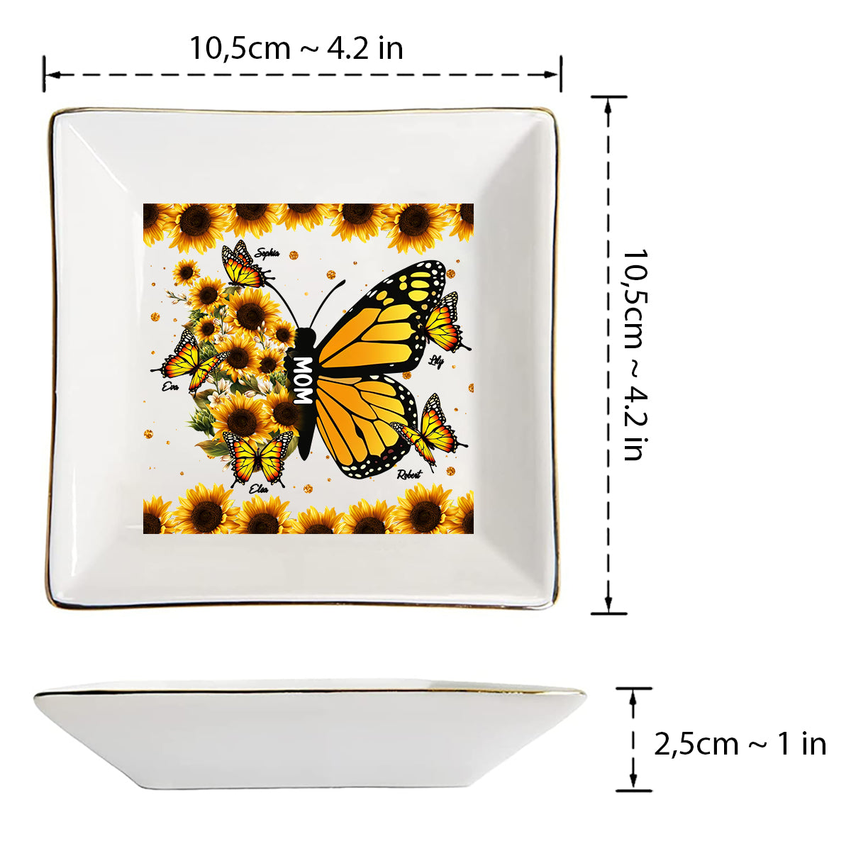 Wir lieben dich – Personalisierte Schmuckschale zum Muttertag