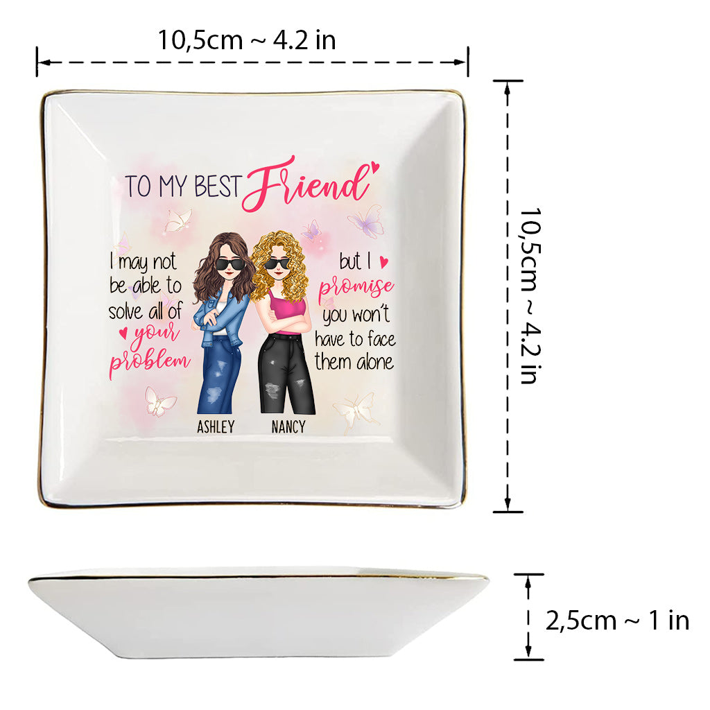 Für meine beste Freundin – Personalisierte Schmuckschale für beste Freundinnen