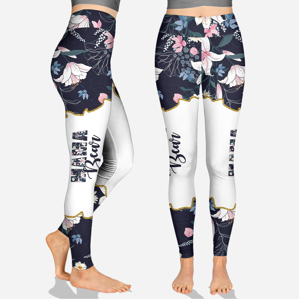 Mama Bär – Personalisierter Muttertags-Hoodie und Leggings