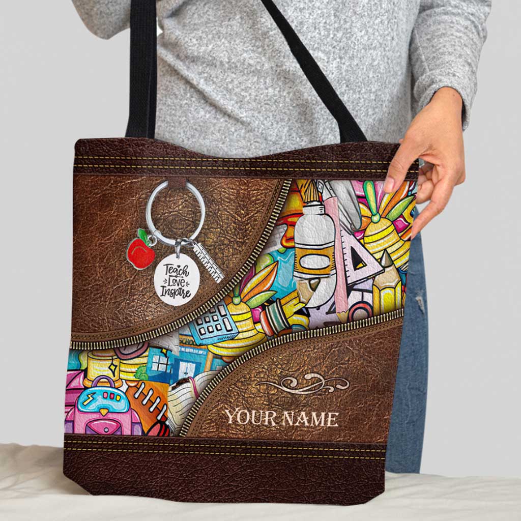 Personalisierte Tragetasche „Lehrer-Vibes“