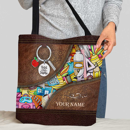 Personalisierte Tragetasche „Lehrer-Vibes“