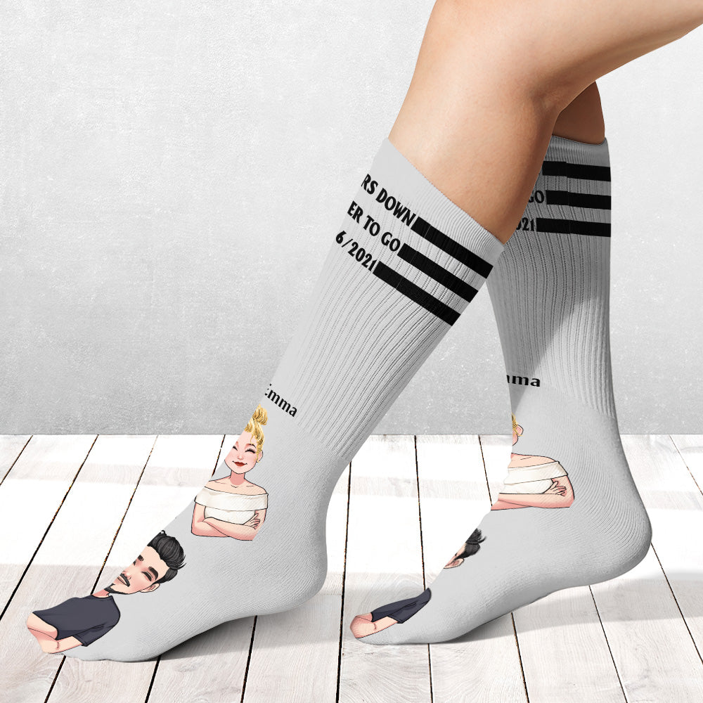 Für immer zusammen – personalisierte Socken für Paare