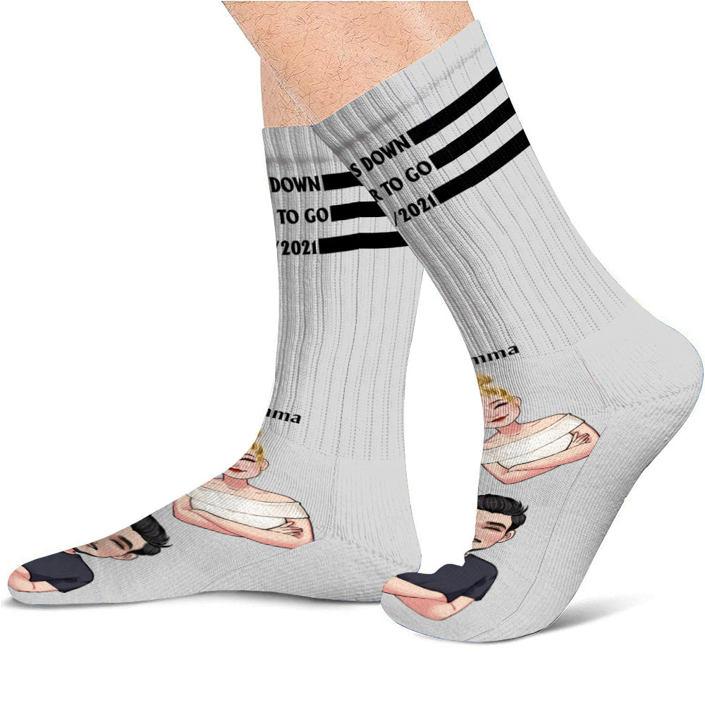 Für immer zusammen – personalisierte Socken für Paare